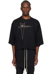 Rick Owens Black Champion Edition Tommy Cropped T-Shirt