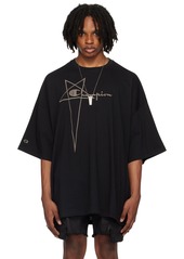 Rick Owens Black Champion Edition Tommy T-Shirt