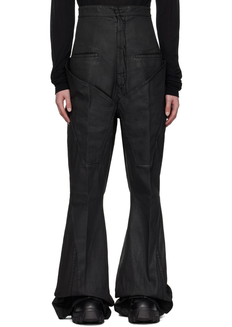 Rick Owens Black Dirt Slivered Jeans