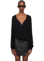 Rick Owens Black Dylan Sweater