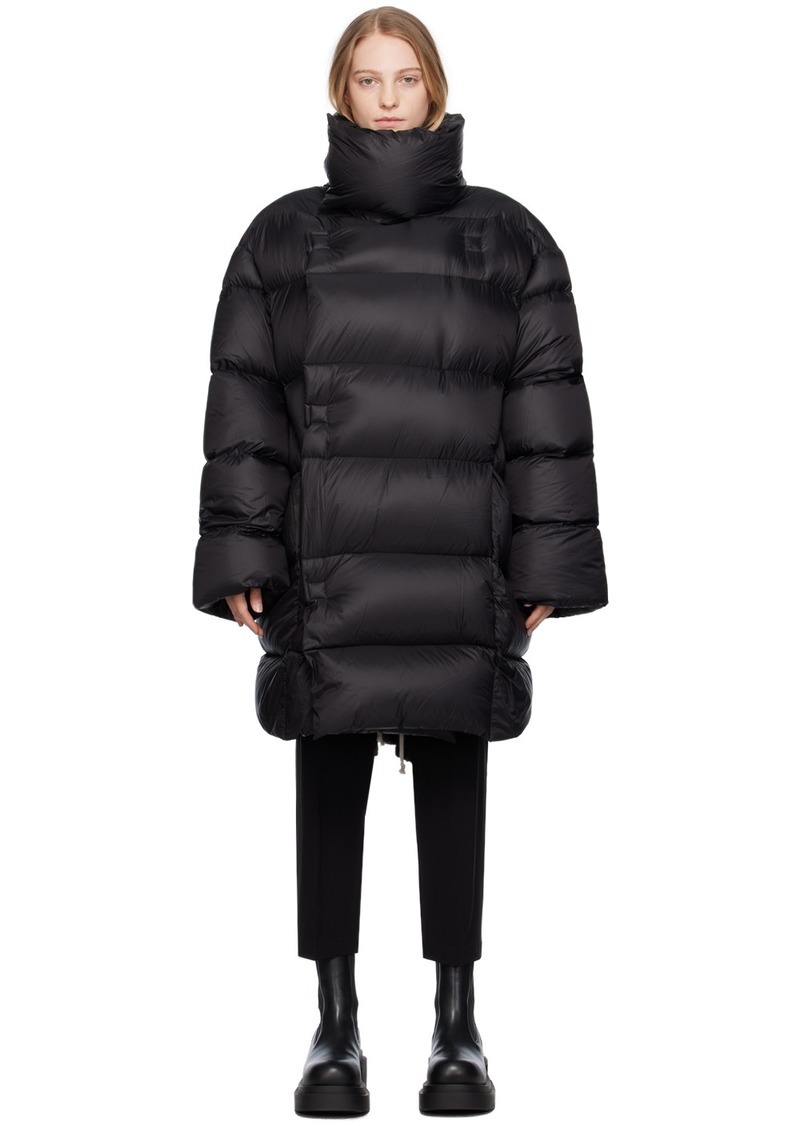 Rick Owens Black Jumbo Drella Down Jacket