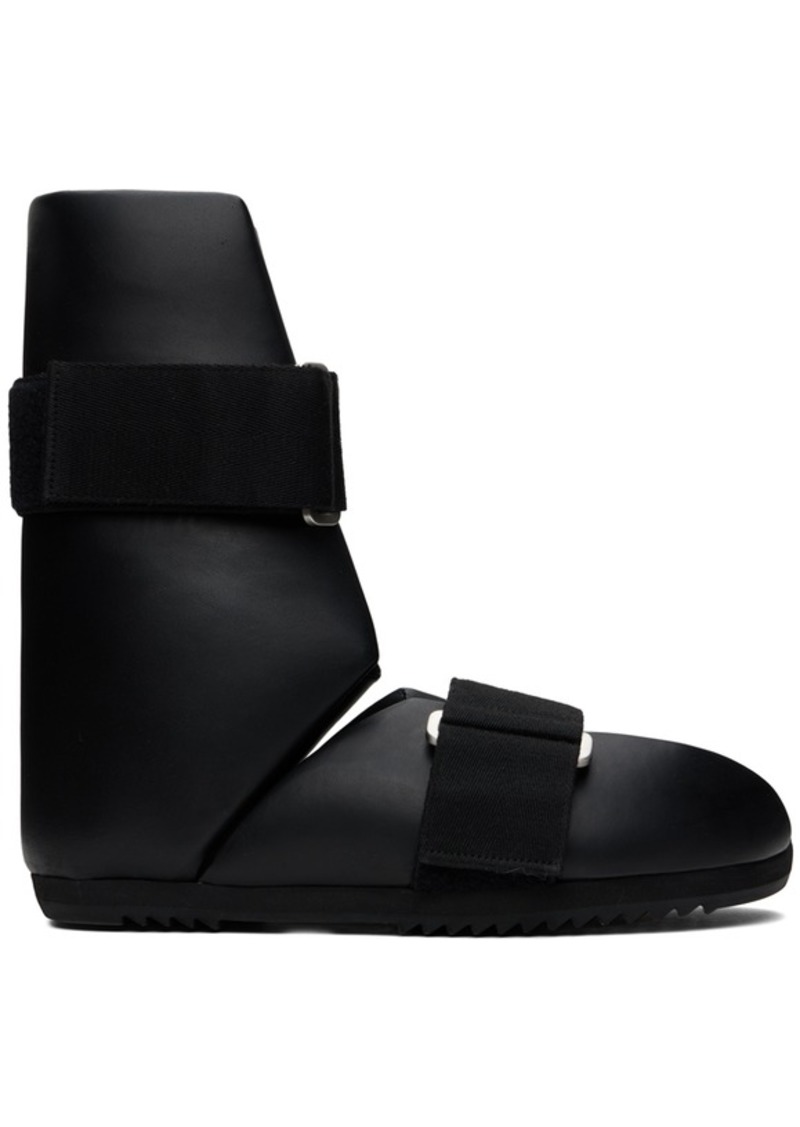 Rick Owens Black Low Splint Sandals