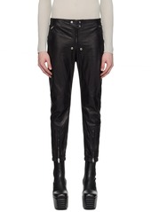 Rick Owens Black Luxor Leather Pants