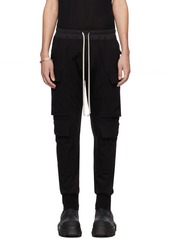 Rick Owens Black Mastodon Cargo Pants