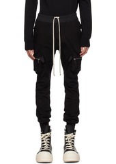 Rick Owens Black Mastodon Cargo Pants