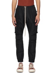 Rick Owens Black Mastodon Cargo Pants