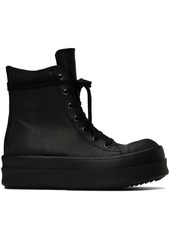 Rick Owens Black Mega Bumper Sneakers