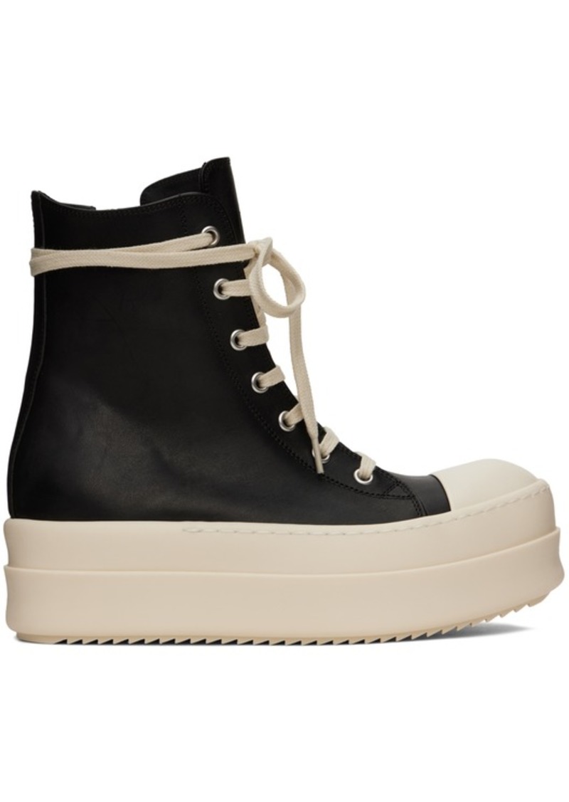 Rick Owens Black Mega Bumper Sneakers