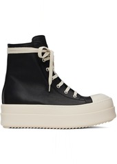 Rick Owens Black Mega Bumper Sneakers