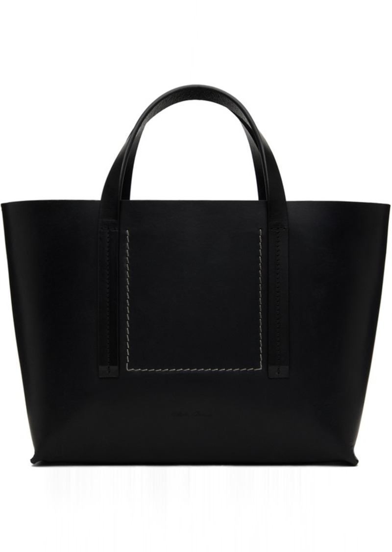 Rick Owens Black Mini Shopper Tote