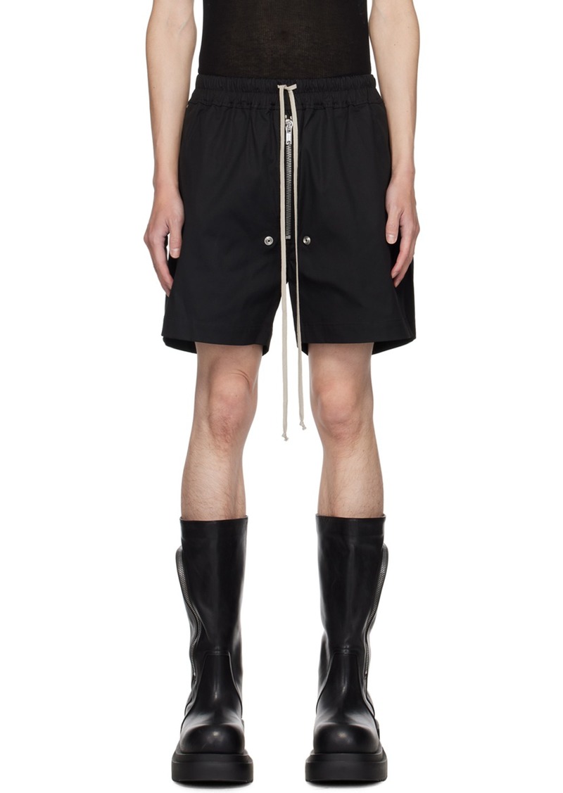 Rick Owens Black Porterville Bela Boxers Shorts