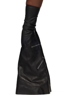 Rick Owens Black Porterville Cargowedge Boots