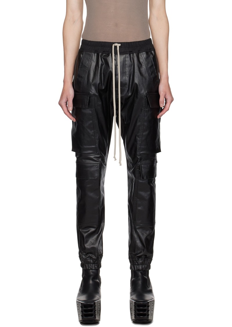 Rick Owens Black Porterville Mastodon Megacargo Cargo Pants