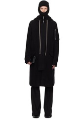 Rick Owens Black Porterville Megaparka Coat