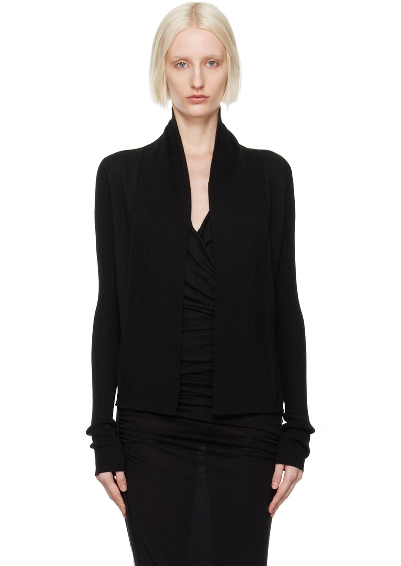 Rick Owens Black Porterville Naska Cardigan