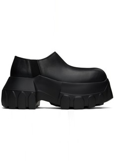 Rick Owens Black Porterville Slip On Mega Tractor Loafers