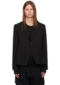 Rick Owens Black Porterville Tatlin Blazer