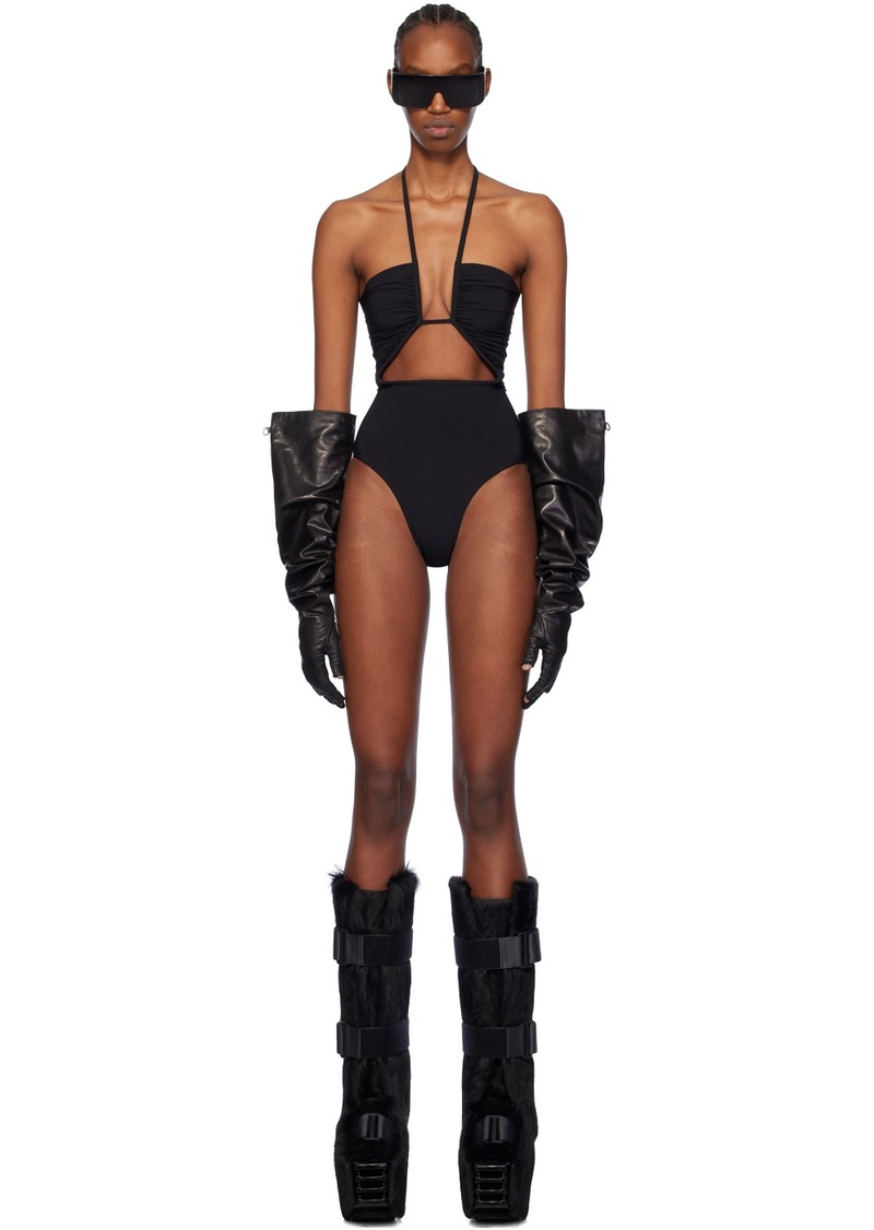 Rick Owens Black Prong Swimsuit