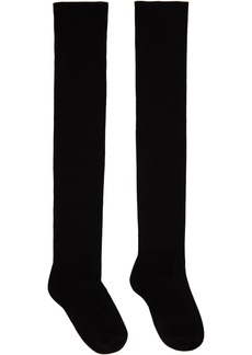 Rick Owens Black Semi-Sheer Socks
