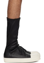 Rick Owens Black Sock Sneakers