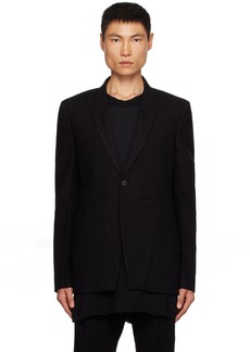 Rick Owens Black Soft Blazer