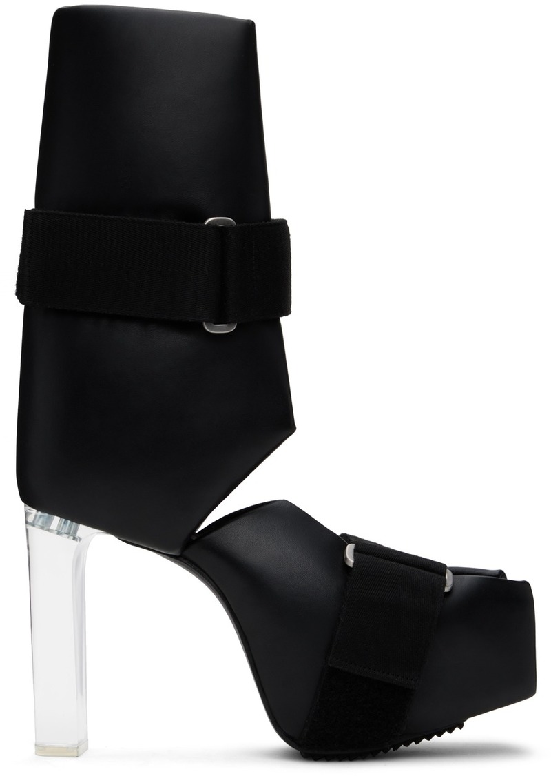 Rick Owens Black Splint Kiss Heels