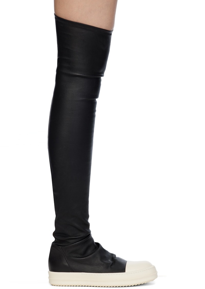 Rick Owens Black Stocking Boots