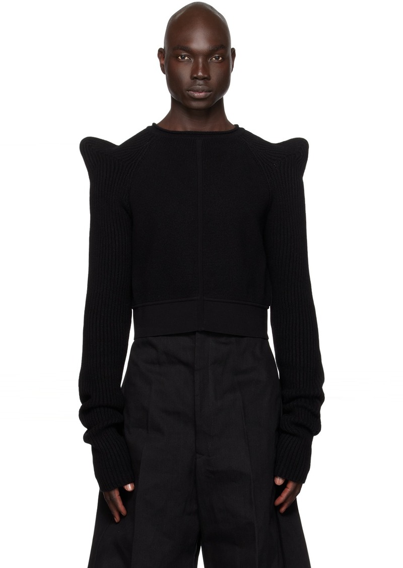 Rick Owens Black Tec Pull Sweater