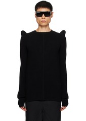 Rick Owens Black Tec Pull Sweater