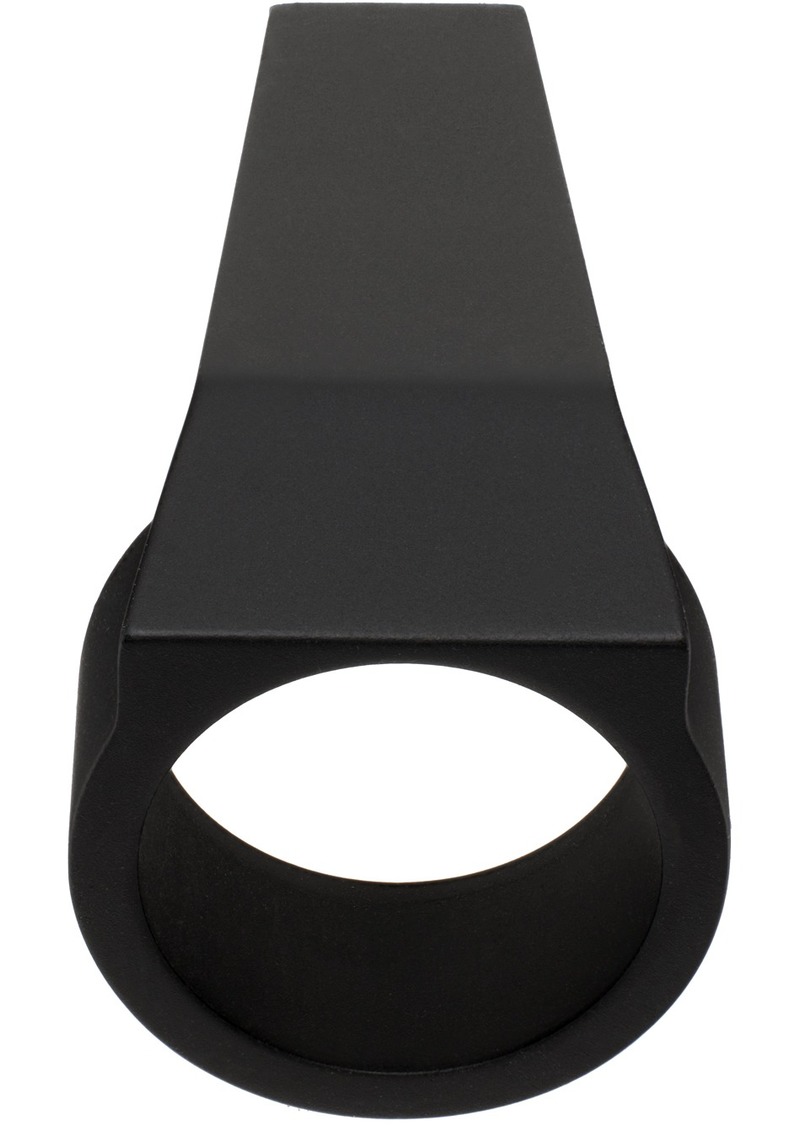 Rick Owens Black Trunk Ring