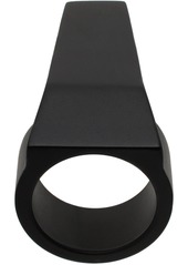 Rick Owens Black Trunk Ring