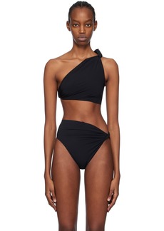 Rick Owens Black Twist Bikini Top