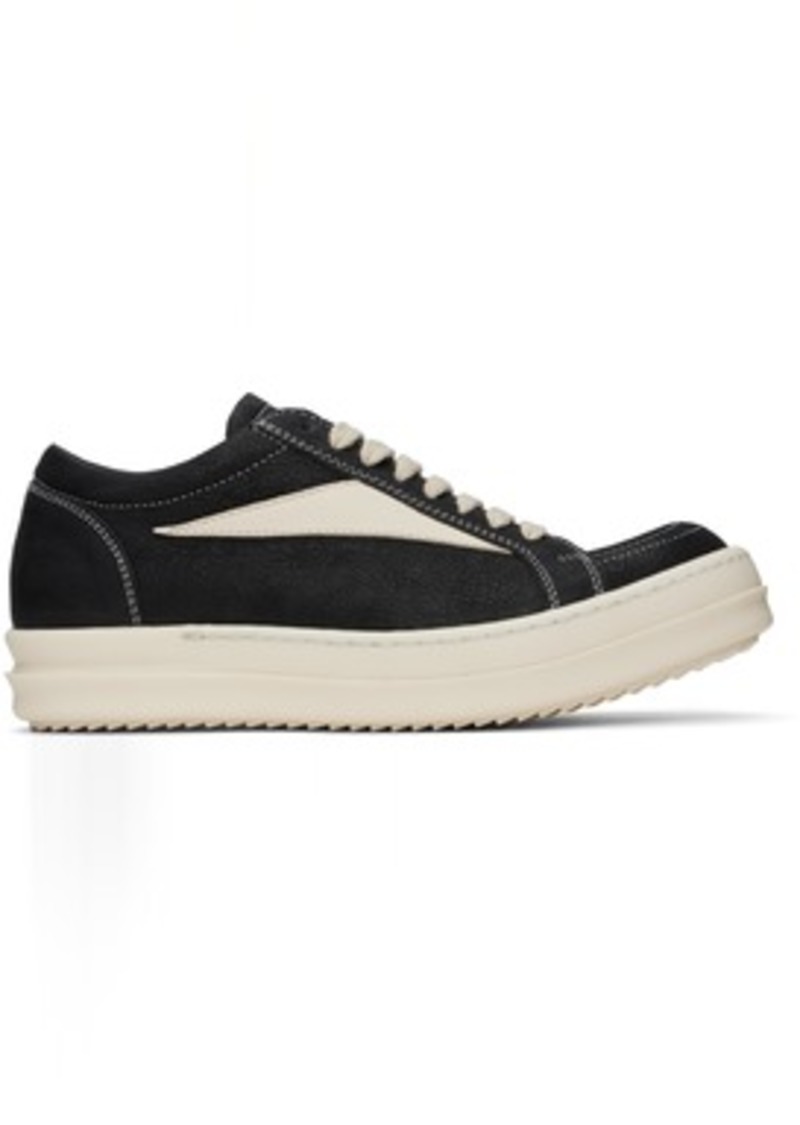 Rick Owens Black Vintage Sneakers