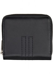 Rick Owens Black Zipped Wallet