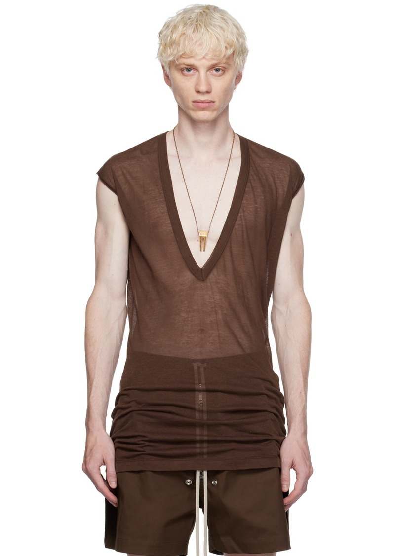 Rick Owens Brown Dylan T-Shirt