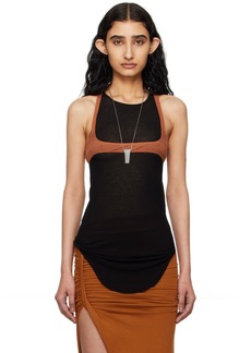 Rick Owens Brown Horny T Tank Top