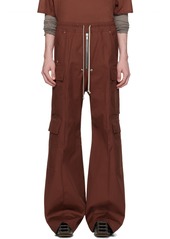 Rick Owens Burgundy Cargobelas Cargo Pants