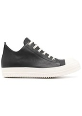 RICK OWENS contrasting-toecap leather sneakers