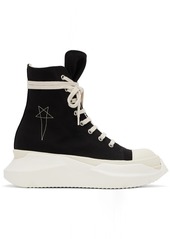 Rick Owens DRKSHDW Black Abstract Sneakers