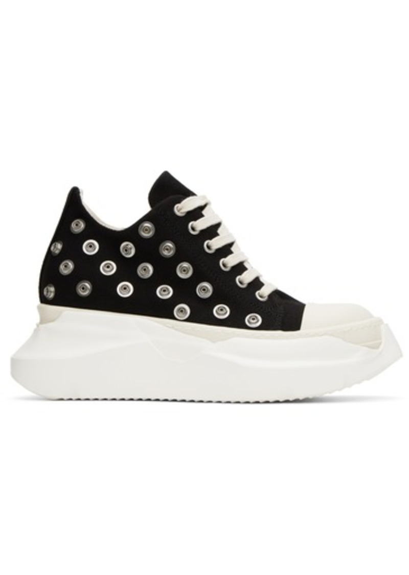 Rick Owens DRKSHDW Black Abstract Sneakers