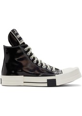 Rick Owens DRKSHDW Black Converse Edition Turbodrk Chuck 70 Hi Sneakers