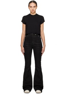 Rick Owens DRKSHDW Black Cropped T-Shirt