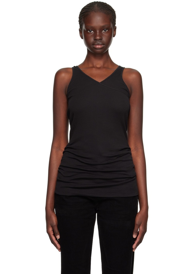 Rick Owens DRKSHDW Black Double Ziggy Banana Tank Top