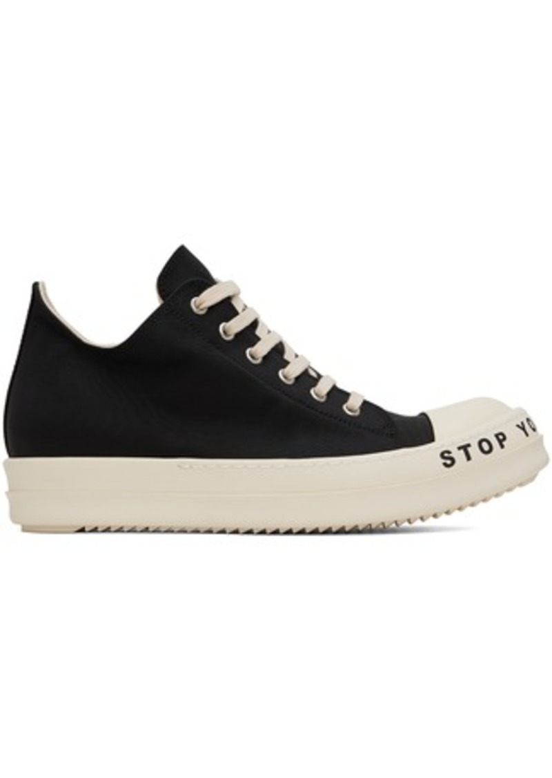 Rick Owens DRKSHDW Black Edfu Sneakers