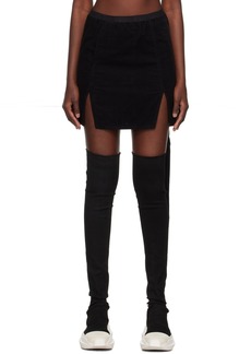 Rick Owens DRKSHDW Black Lido Miniskirt