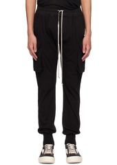 Rick Owens DRKSHDW Black Mastodon Cut Cargo Pants