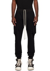 Rick Owens DRKSHDW Black Mastodon Cut Cargo Pants