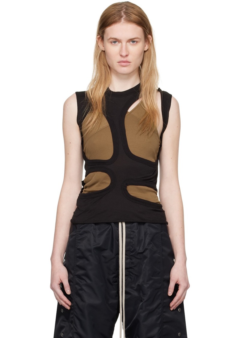 Rick Owens DRKSHDW Black Membrane I Tank Top