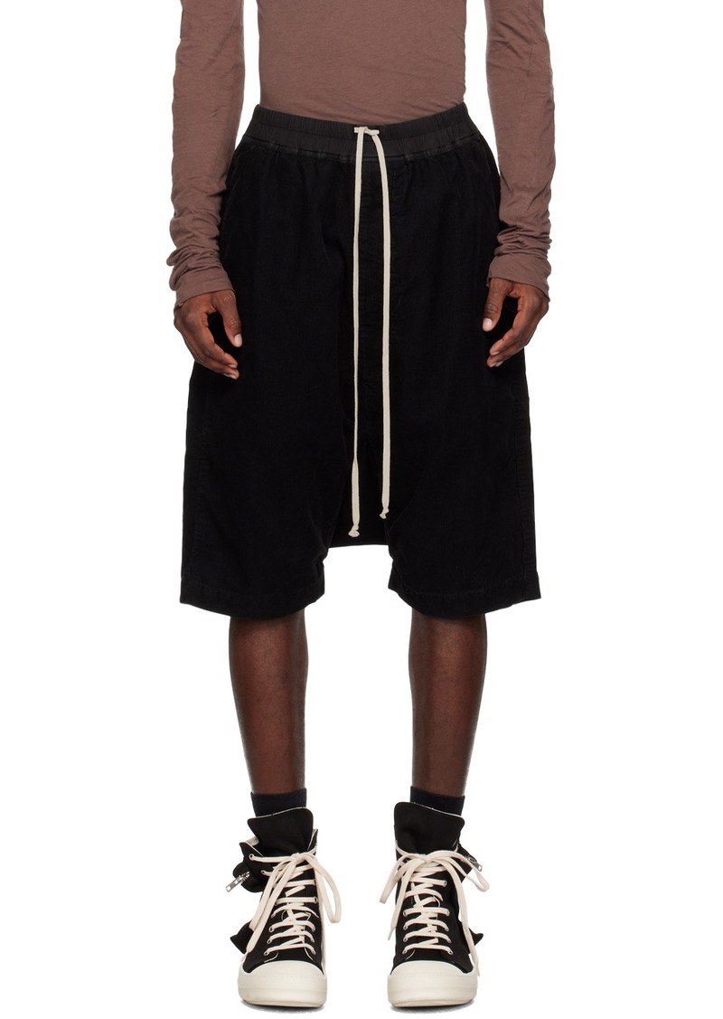 Rick Owens DRKSHDW Black Pods Shorts