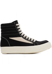 Rick Owens DRKSHDW Black Porterville High Vintage Sneaks Sneakers